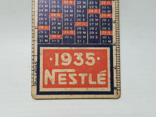 Imagen 4 de 6 de Antiguo Almanaque Bolsillo Nestlé 1935 Mag 57547