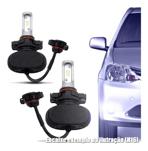 Imagem 3 de 5 de Combo Lampada Ultra Led H7/h1 Chery Tiggo