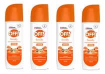 Comprar 4x Repelente De Insetos Off! Family 170ml - Combate À Dengue