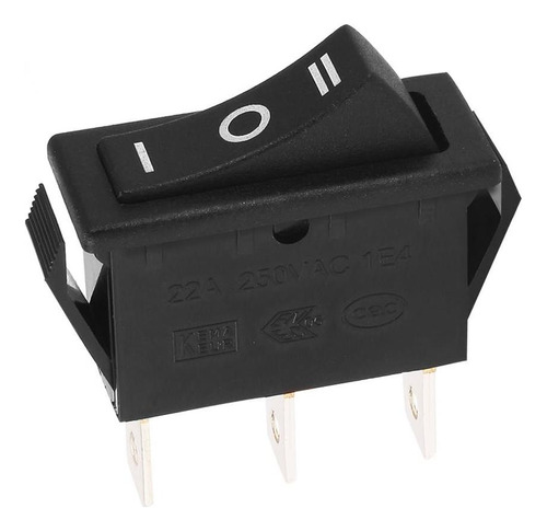 Uxcell 5pcs Interruptor Ac Spdt 3 Terminal On/on Para Barco