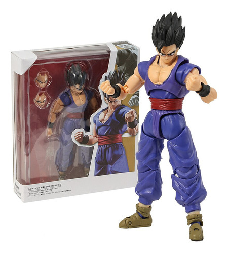 Figura De Acción Shf Ultimate Gohan Super Hero Dragon Ball D