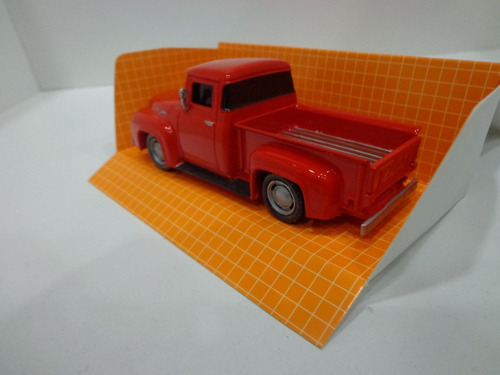 Ford F100 1956 Rojo 1/43 Cartrix Modelos Imperdibles