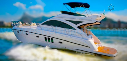 Lancha Cimitarra 41o Fly Barco Iate Azimut Intermarine