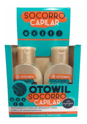 Otowil Socorro Capilar Reparador Sin Enjuague Vegano 60g