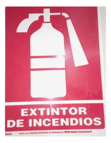 Señal Seg Extintor Incendios Seven