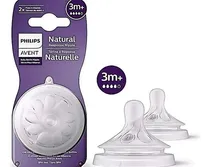 Comprar Tetinas Philips Avent Natural Flujo Rapido 3m+ - 2 Unidades