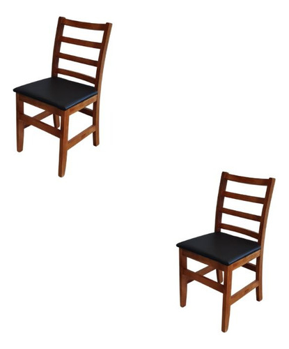 Kit 2 Cadeiras Estofadas Premium 