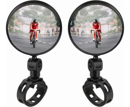 Espejo Retrovisor Ajustable Para Bicicleta Con 2 Piezas