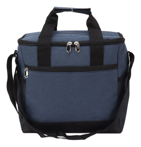 Bolsa Frigorífica Plegable Color Cian, 15 L, Con Aislamiento