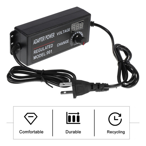 Adaptador De Alimentación Universal Volt Display 9-24 V 3a