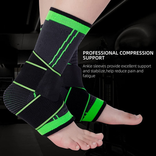 Tobillera Deportiva Muñequeras Elastica Tobillo Gym Correr