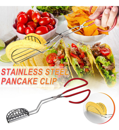 ~ Prensa Para Hacer Tacos, Pinzas Para Freír Tortillas,