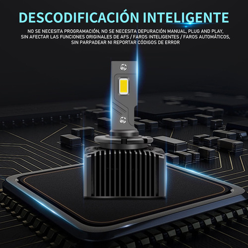 Par Faros Led Para Hid Xenón D3s/d3c/d3r 160w 24000lm 6000k