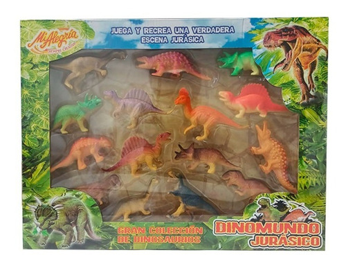 Dinomundo Jurásico Gran Colección De Dinosauros Mi Alegría