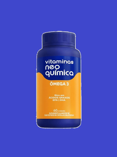 Kit 4x Vitamina Ômega 3 Epa Dha 60 Cápsulas - Neo Química
