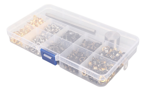 Kit De Ojales De Ara De 4 Mm 4 Colores 280 Sets Ojales De