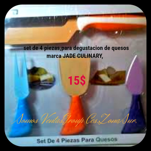 Set Para Picar Quesos Marca Culinary/jade Hogar 4piezas