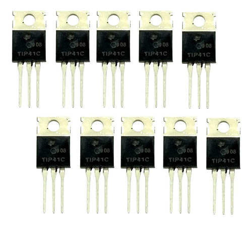 2 Nuevo Tip41c To-220 100v / 6a / 65w Npn Transistor