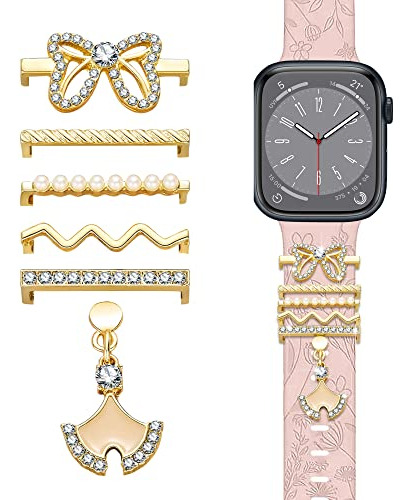 Ver Band Charms Anillos Decorativos Reloj De Apple Compatibl