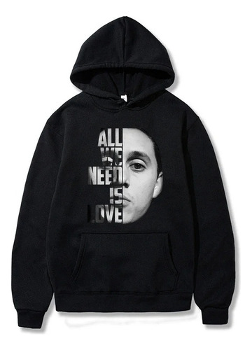 Sudadera Estampada Con Capucha Algodón Canserbero