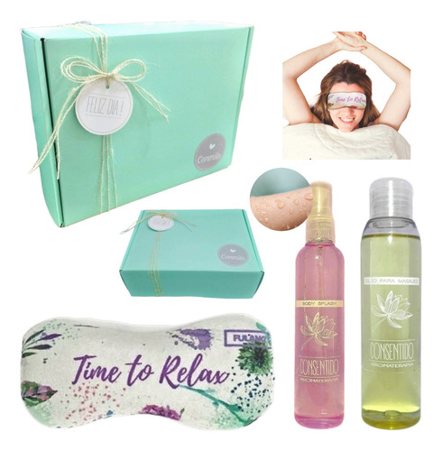 Combo Box Caja Mujer Regalo Zen Relax Rosas Zen Kit Set N91