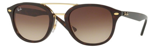 Lentes De Sol Ray-ban Rb2183 122513 Top Havana Brown