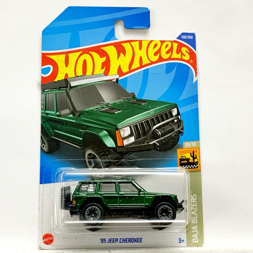 Camioneta Hot Wheels Jeep Cherokee 95 Verde