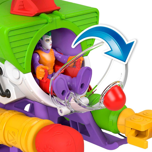 Imaginext Dc Super Friends Vehículo The Joker Robo Copter