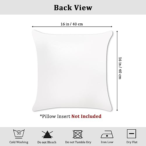 Set De 4 Fundas De Almohada Decorativas 40 X 40 Cm, Diseño M