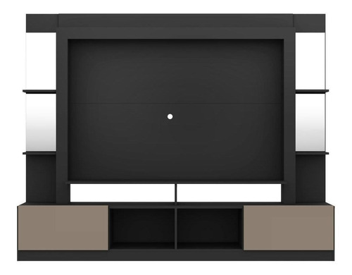 Rack C/ Painel E Suporte Tv 65 C/ Espelho Oslo Multimóveis