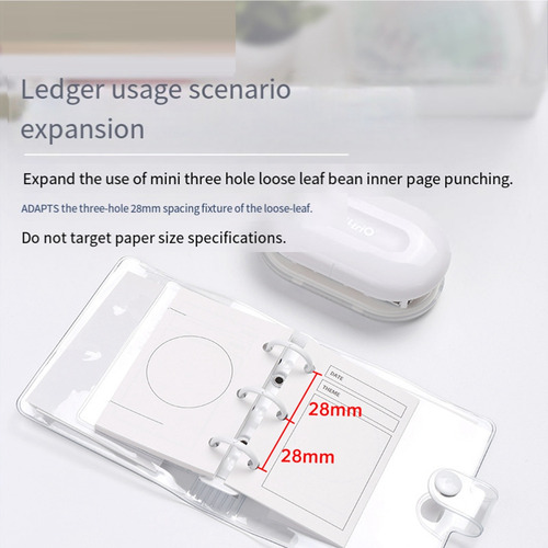 Perforadora De Papel Con 3 Orificios Kw-trio