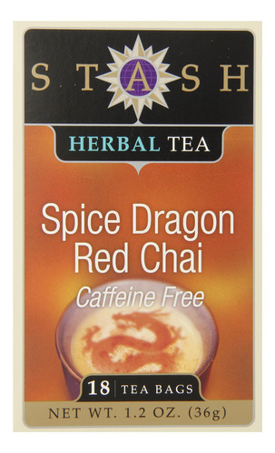 Stash Tea Spice Dragon Red Chai - Te De Hierbas, Sin Cafeina