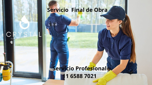 Servicio Limpieza Final De Obra/ Vidrios En Altura