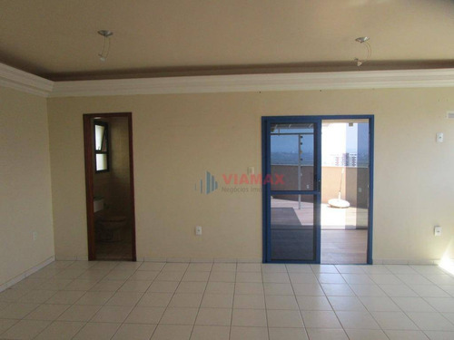 Imagem 25 de 30 de Cobertura Com 2 Dormitórios (1 Suíte), Com Terraço E Churrasqueira No Jardim Aquarius, São José Dos Campos. - Co0049