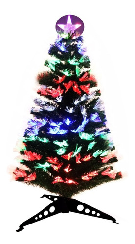 Árvore De Natal Fibra Ótica Led 60cm