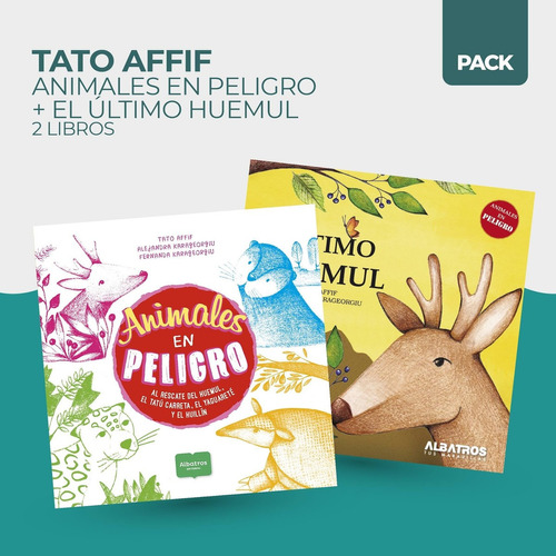 Animales En Peligro + Ultimo Huemul - 2 Libros - Affif