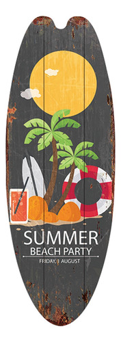 Decoración De Tabla De Surf De Madera Tabla De Surf De Mader