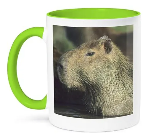 Taza Con Diseño De Capibara En Los Llanos De Venezuela