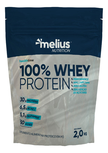 Whey 100% Health Time 2kg Sabor Cappuccino