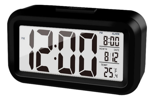 Reloj Despertador Digital Mejorado, Pantalla Led De 4.3 PuLG