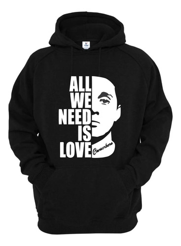 Sudadera Hoodie Canserbero All We Need Is Love Rostro