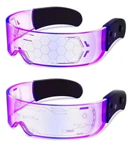 Comprar Lentes Led Neon Fiestas Electronicas Rave Bodas Rosa L11