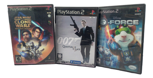 Lote 3 Juegos Ps2 A $50