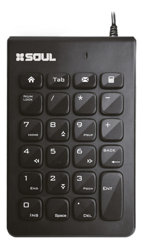 Teclado Numerico Usb 23 Teclas Soul Office K50 Pc Notebook Teclado Ne Idioma Español Latinoamérica