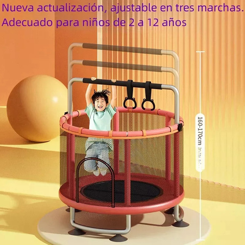 Cama Elástica Kids 1,5m Henri Trampolim Premium Lona Preta