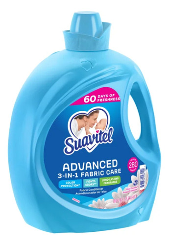 Suavitel Advanced Suavizante Líquido P/telas 280 Cargas.