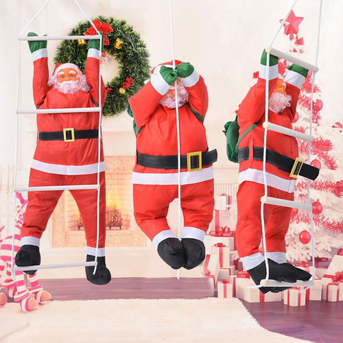 Natal Papai Noel Escada Escada Decoração De Casa De Festa De