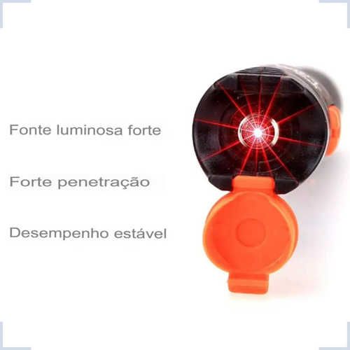 Caneta Laser Com Detector De Falhas De Fibra D De 10 Mw