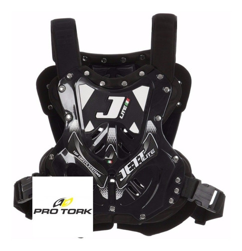 Pechera Pro Tork Motocross Atv Pro Lite Negra Black