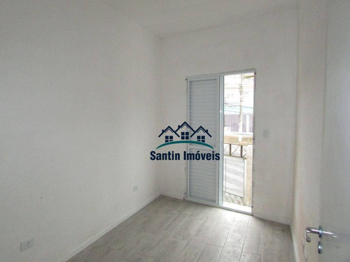 Cobertura Com 2 Quartos,, Sala, Cozinha, Vaga Coberta Com Planejados À Venda, 90 M² Por R$ 279.000 - Vila Guiomar - Santo André/sp - Co0349